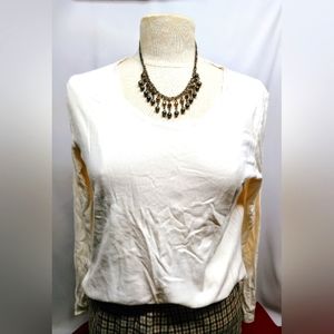 Croft & Barrow Cream Blouse